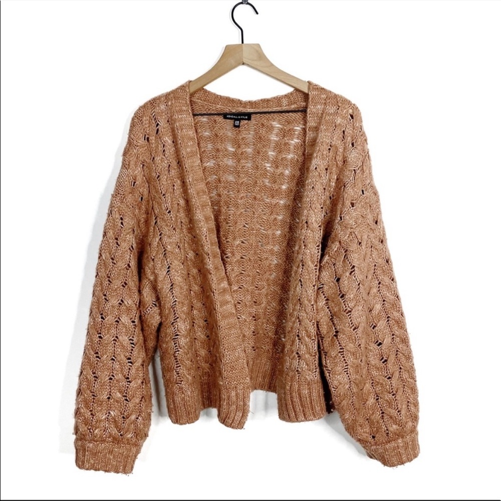 kendall and kylie open cardigan sweater - Picture 2 of 8